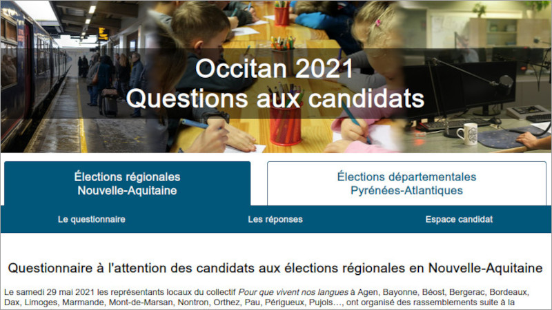 Occitan 2021 : questions aux candidats