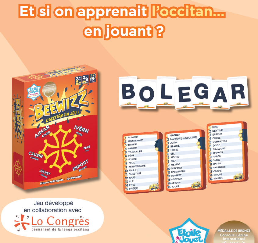 Un jeu de cartes pour apprendre l'occitan